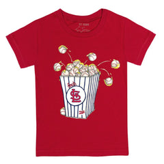 St. Louis Cardinals Tiny Turnip Youth Popcorn T-Shirt Red