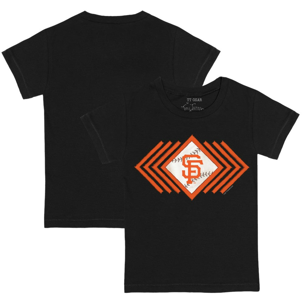 San Francisco Giants Tiny Turnip Youth Prism Arrows T-Shirt Black