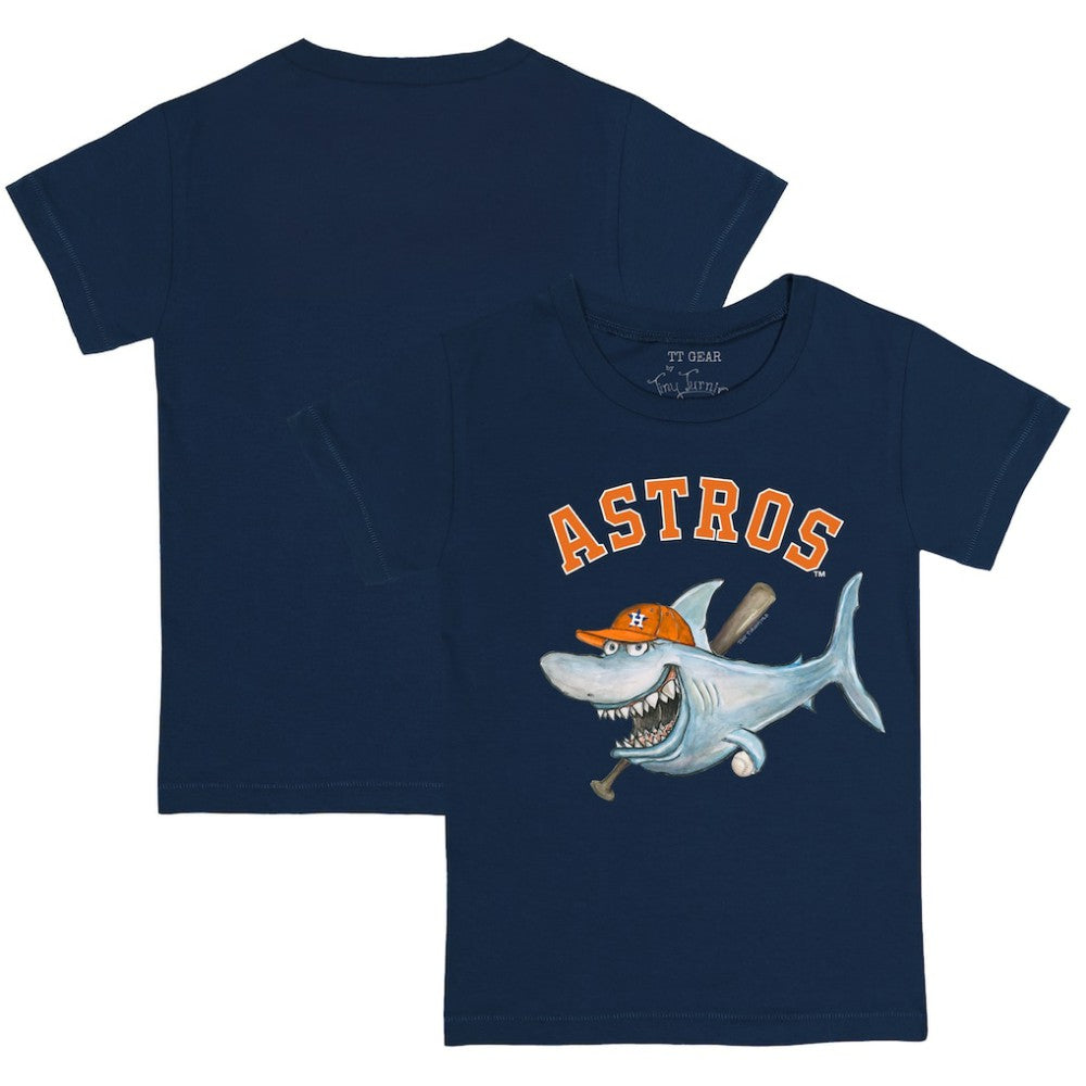 Houston Astros Tiny Turnip Youth Shark T-Shirt Navy