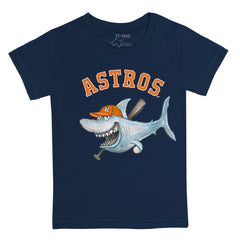 Houston Astros Tiny Turnip Youth Shark T-Shirt Navy