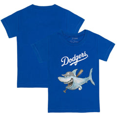 Los Angeles Dodgers Tiny Turnip Youth Shark T-Shirt Royal