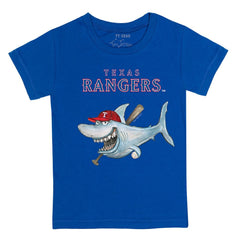Texas Rangers Tiny Turnip Youth Shark T-Shirt Royal