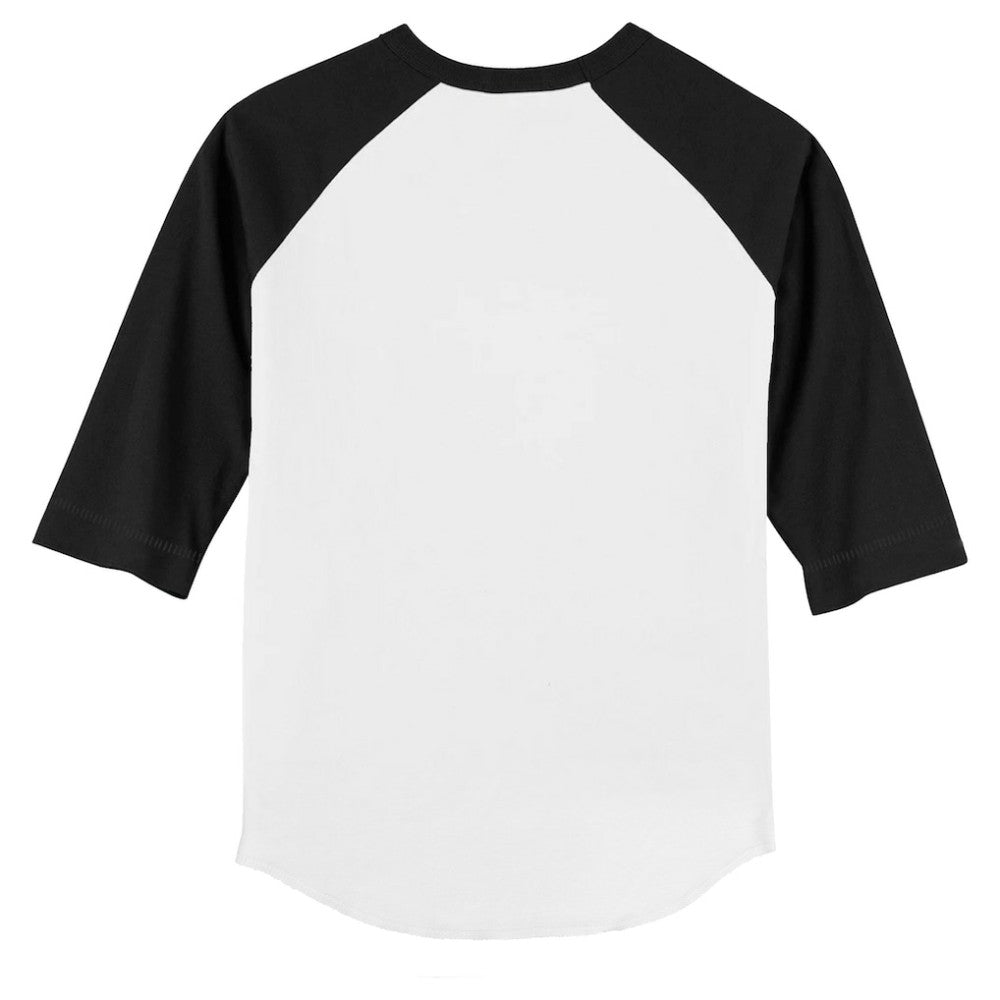 Chicago White Sox Tiny Turnip Youth Smores 3/4-Sleeve Raglan T-Shirt White/Black