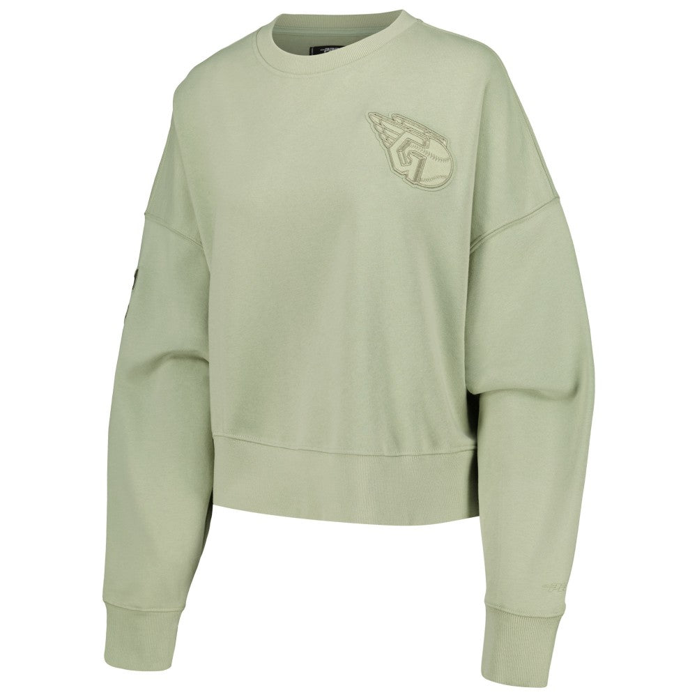 Cleveland Guardians Pro Standard Women's Fleece Pullover Sweatshirt Green