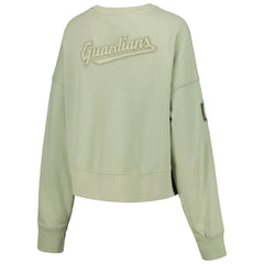 Cleveland Guardians Pro Standard Women's Fleece Pullover Sweatshirt Green