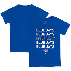 Toronto Blue Jays Tiny Turnip Youth Stacked T-Shirt Royal