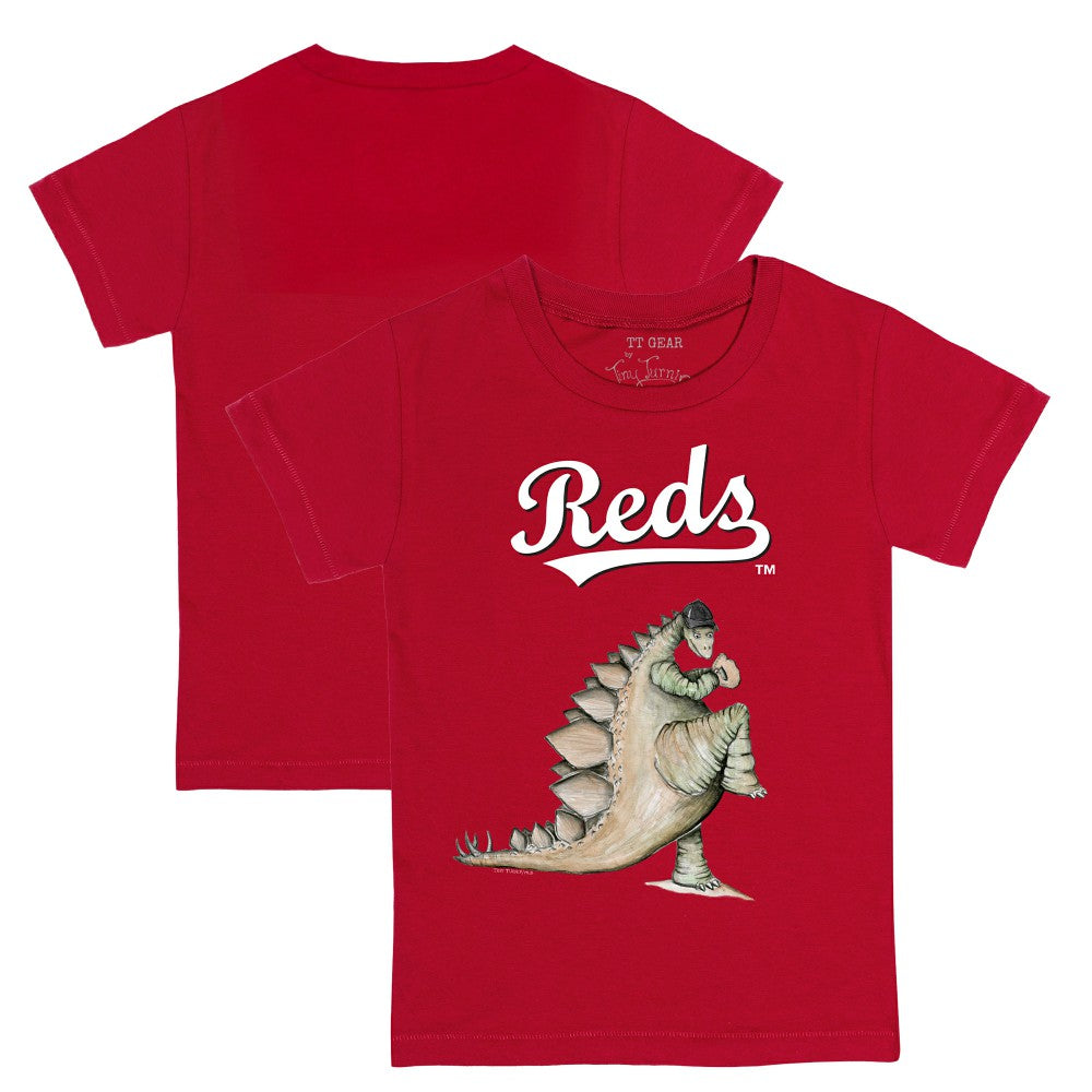 Cincinnati Reds Tiny Turnip Youth Stega T-Shirt Red