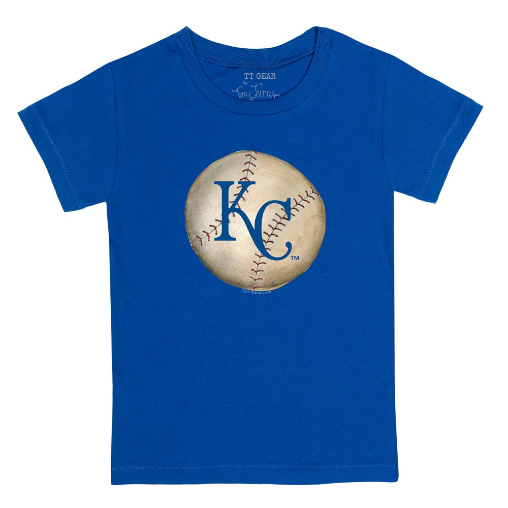 Kansas City Royals Tiny Turnip Youth Stitched Baseball T-Shirt Royal