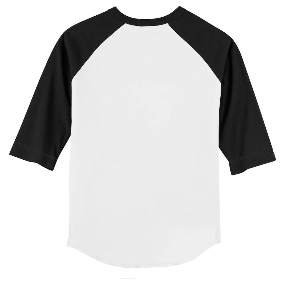 Pittsburgh Pirates Tiny Turnip Youth Stitched Baseball 3/4-Sleeve Raglan T-Shirt White/Black