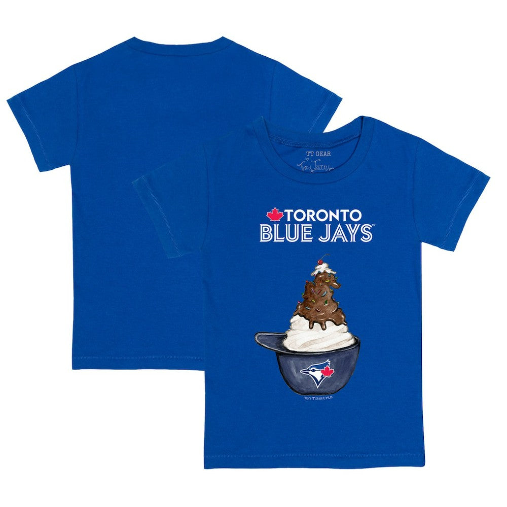 Toronto Blue Jays Tiny Turnip Youth Sundae Helmet T-Shirt Royal