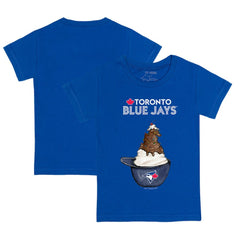 Toronto Blue Jays Tiny Turnip Youth Sundae Helmet T-Shirt Royal