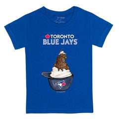 Toronto Blue Jays Tiny Turnip Youth Sundae Helmet T-Shirt Royal