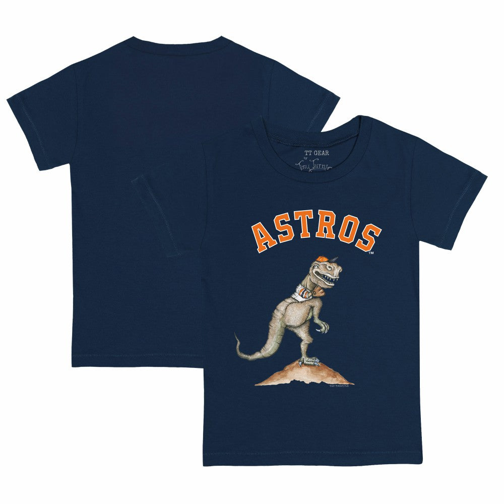 Houston Astros Tiny Turnip Youth TT Rex T-Shirt Navy