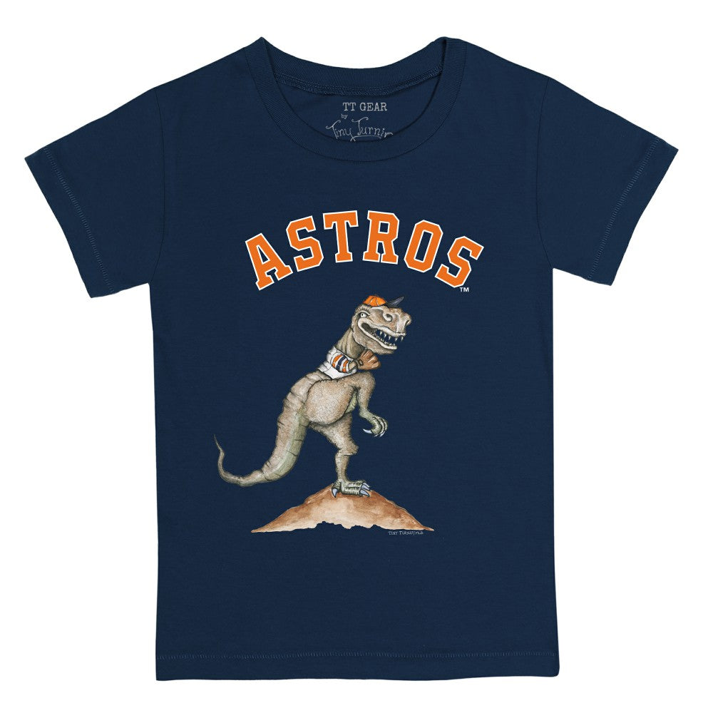 Houston Astros Tiny Turnip Youth TT Rex T-Shirt Navy
