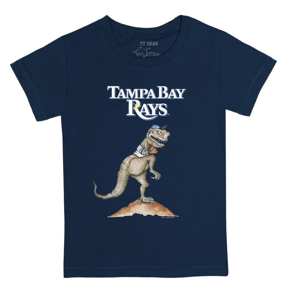 Tampa Bay Rays Tiny Turnip Youth TT Rex T-Shirt Navy