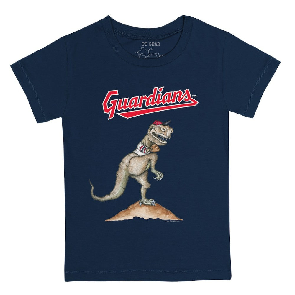 Cleveland Guardians Tiny Turnip Youth TT Rex T-Shirt Navy