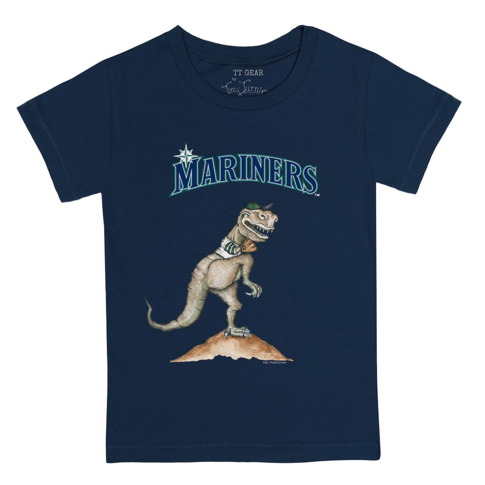 Seattle Mariners Tiny Turnip Youth TT Rex T-Shirt Navy