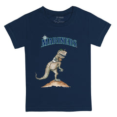Seattle Mariners Tiny Turnip Youth TT Rex T-Shirt Navy