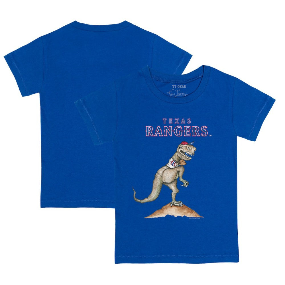 Texas Rangers Tiny Turnip Youth TT Rex T-Shirt Royal
