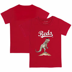 Cincinnati Reds Tiny Turnip Youth TT Rex T-Shirt Red