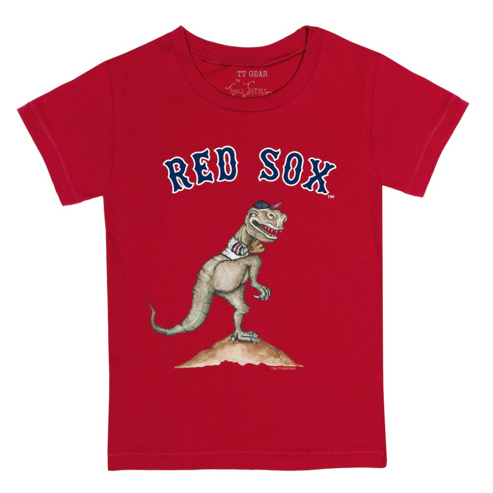 Boston Red Sox Tiny Turnip Youth TT Rex T-Shirt Red
