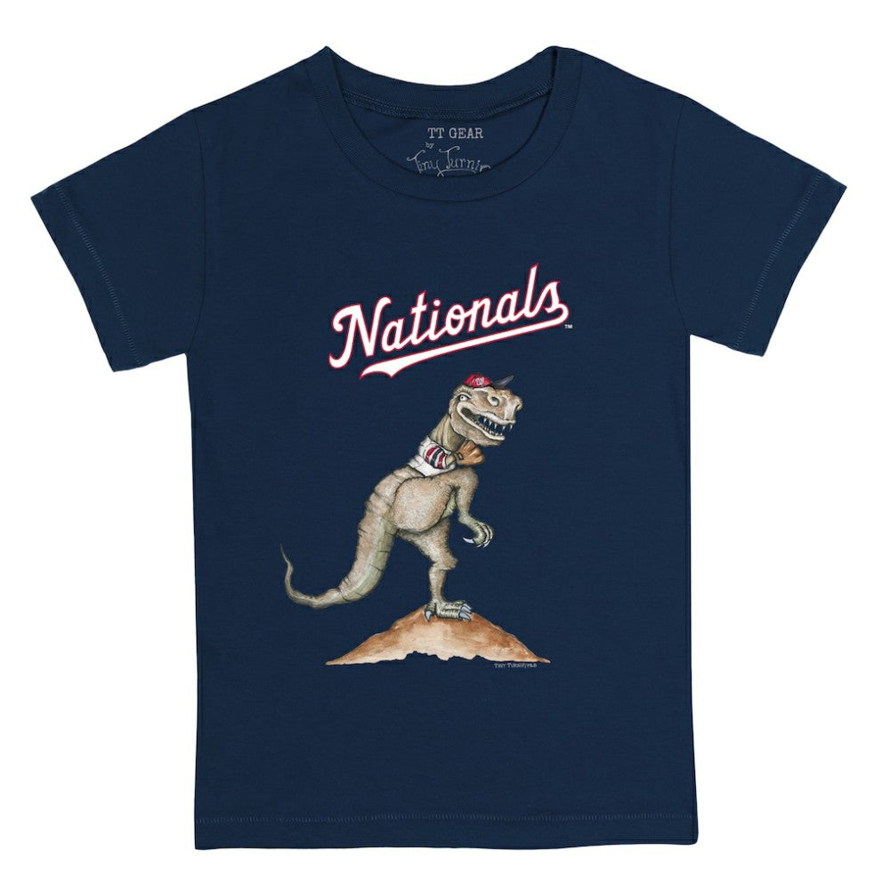 Washington Nationals Tiny Turnip Youth TT Rex T-Shirt Navy