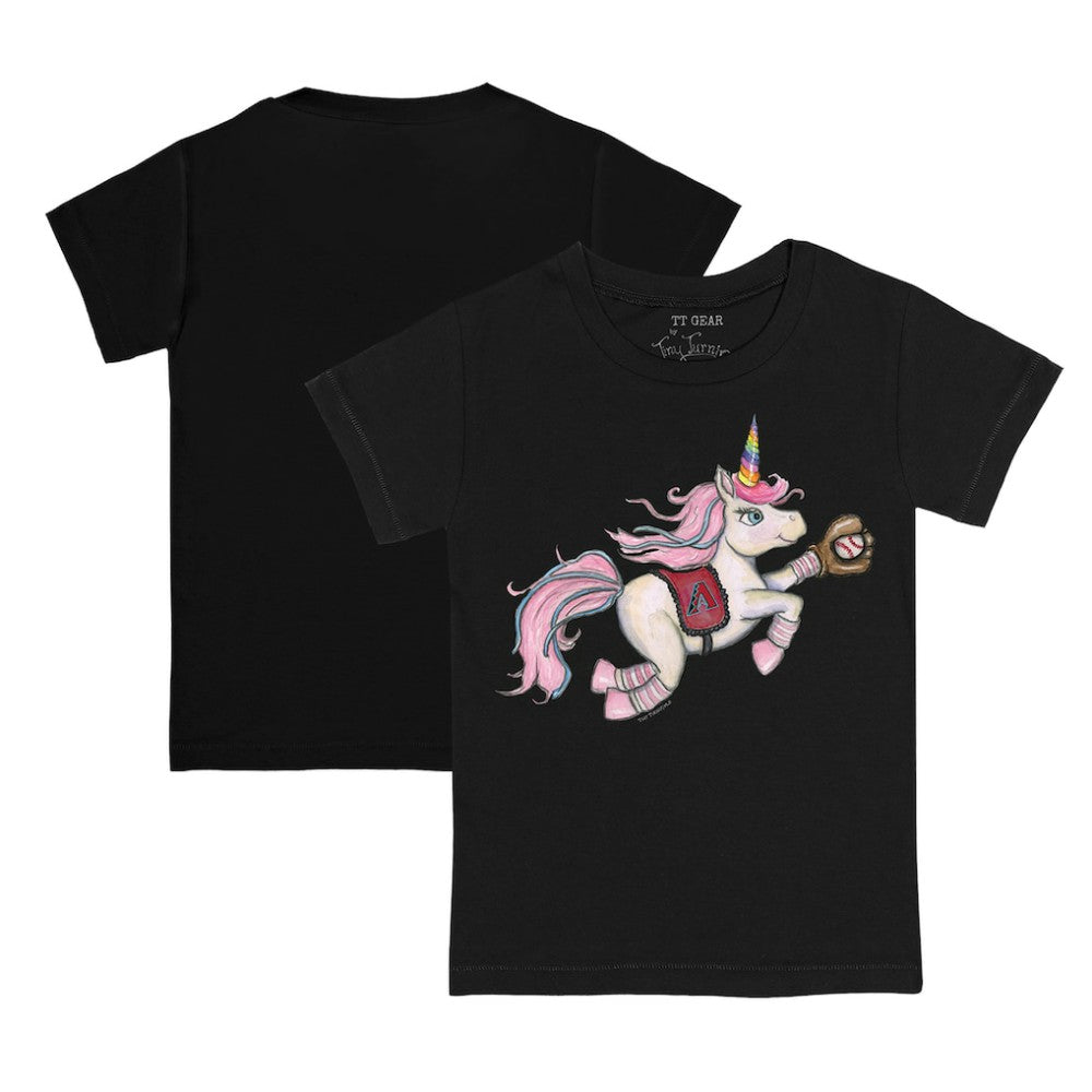 Arizona Diamondbacks Tiny Turnip Youth Unicorn T-Shirt Black
