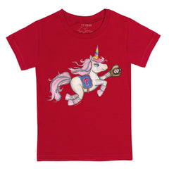 Philadelphia Phillies Tiny Turnip Youth Unicorn T-Shirt Red