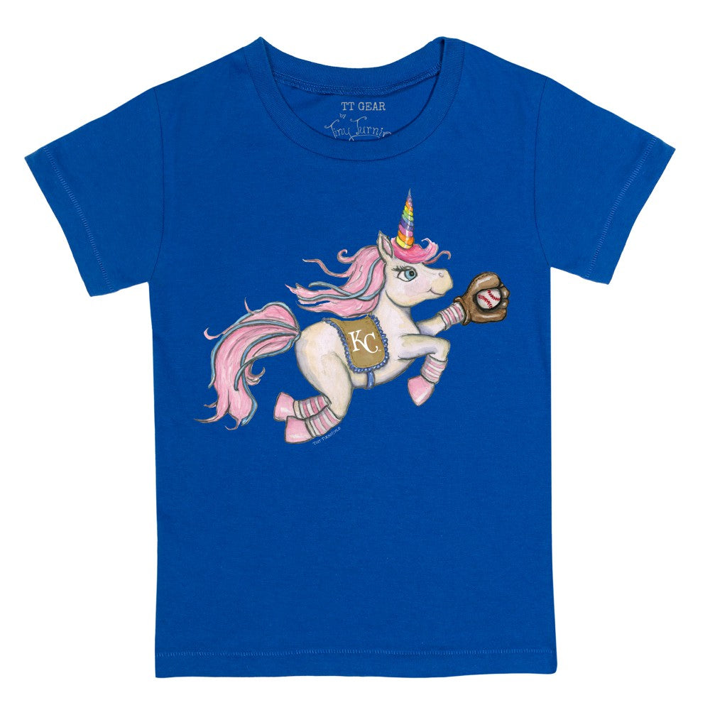 Kansas City Royals Tiny Turnip Youth Unicorn T-Shirt Royal