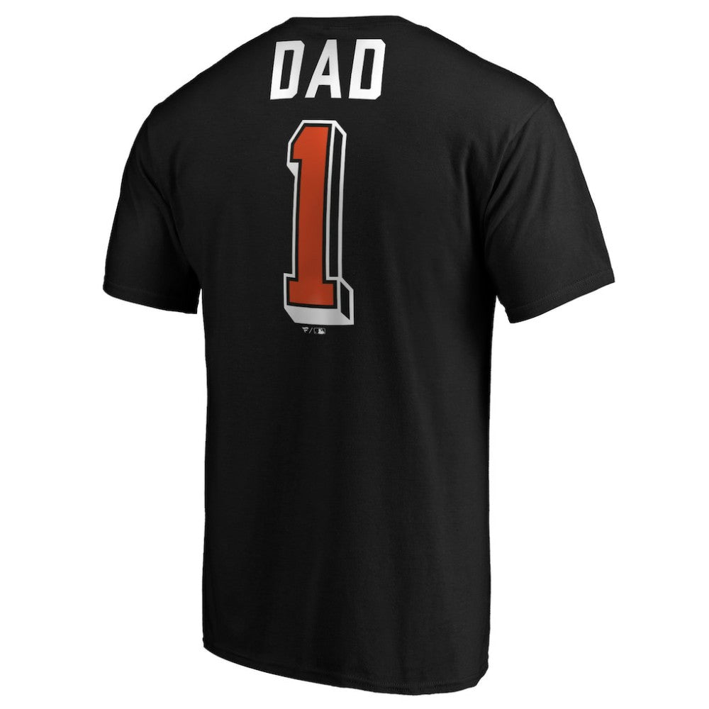 Baltimore Orioles Number One Dad T-Shirt Black