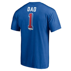 Philadelphia Phillies Number One Dad T-Shirt Royal