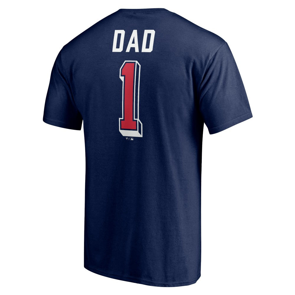 St. Louis Cardinals Number One Dad T-Shirt Navy