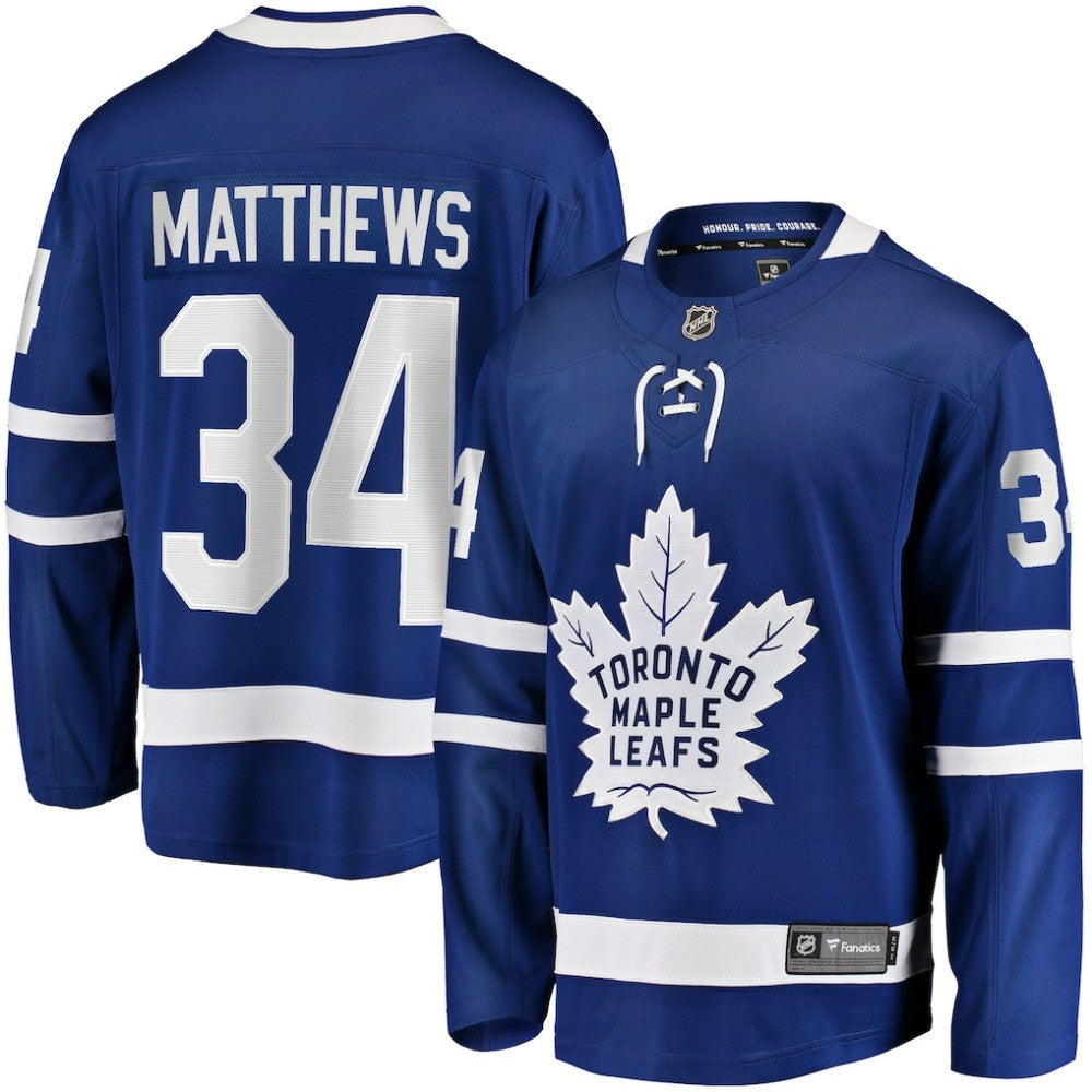 Auston Matthews Toronto Maple Leafs Fanatics Home Breakaway Jersey - Blue Jerseys