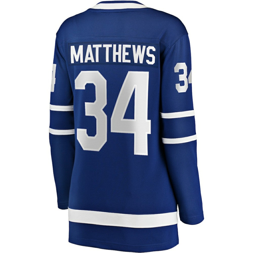 Auston Matthews Toronto Maple Leafs Fanatics Women's Home Breakaway Jersey - Blue Jerseys