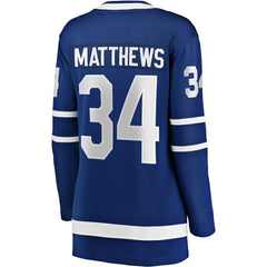 Auston Matthews Toronto Maple Leafs Fanatics Women's Home Breakaway Jersey - Blue Jerseys