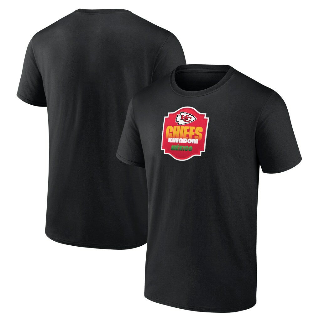 Kansas City Chiefs Kingdom Mexico T-Shirt - Black discount