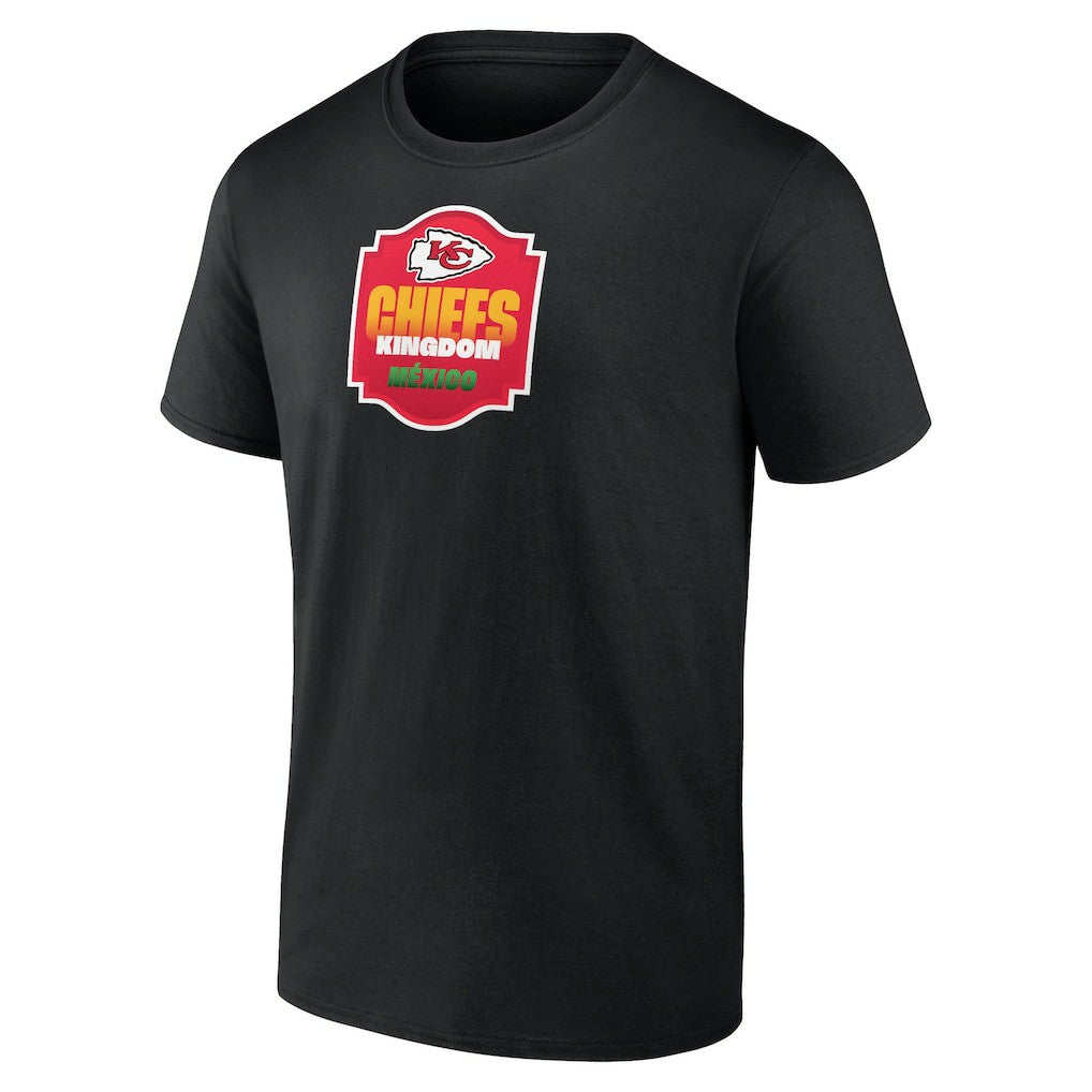 Kansas City Chiefs Kingdom Mexico T-Shirt - Black discount