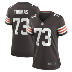 Joe Thomas Cleveland Browns Women's Retired Game Player Jersey - Brown sale