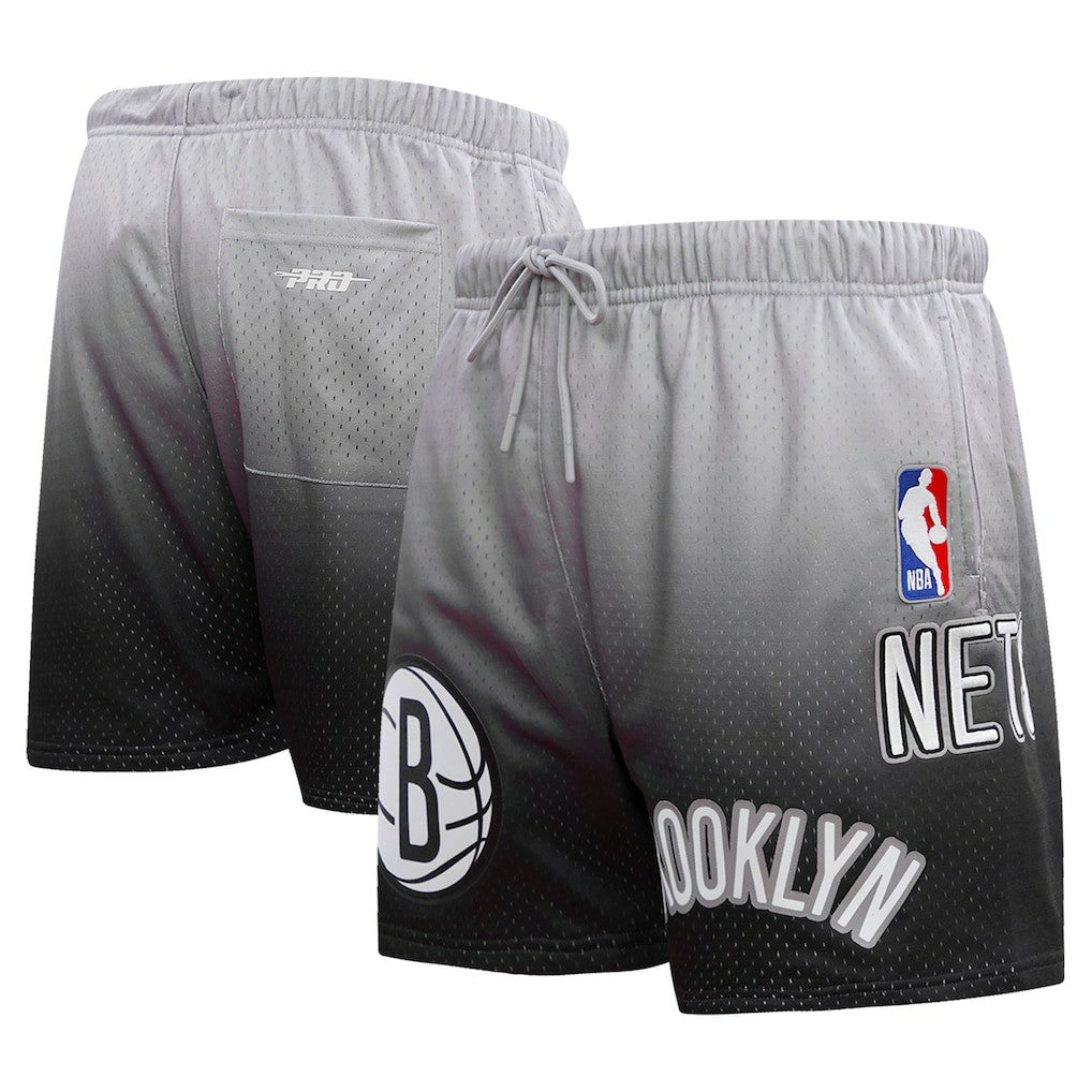 Brooklyn Nets Pro Standard Ombre Mesh Shorts - Black/Gray shop
