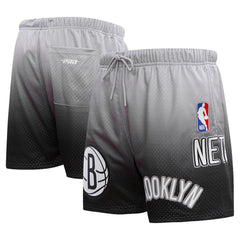 Brooklyn Nets Pro Standard Ombre Mesh Shorts - Black/Gray shop