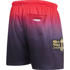 Chicago Bulls Pro Standard Ombre Mesh Shorts - Black/Red online