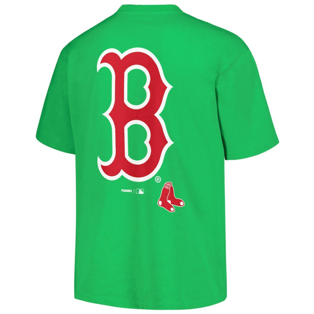 Boston Red Sox PLEASURES Ballpark T-Shirt Green