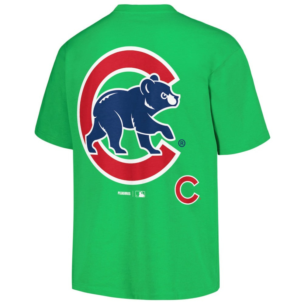 Chicago Cubs PLEASURES Ballpark T-Shirt Green