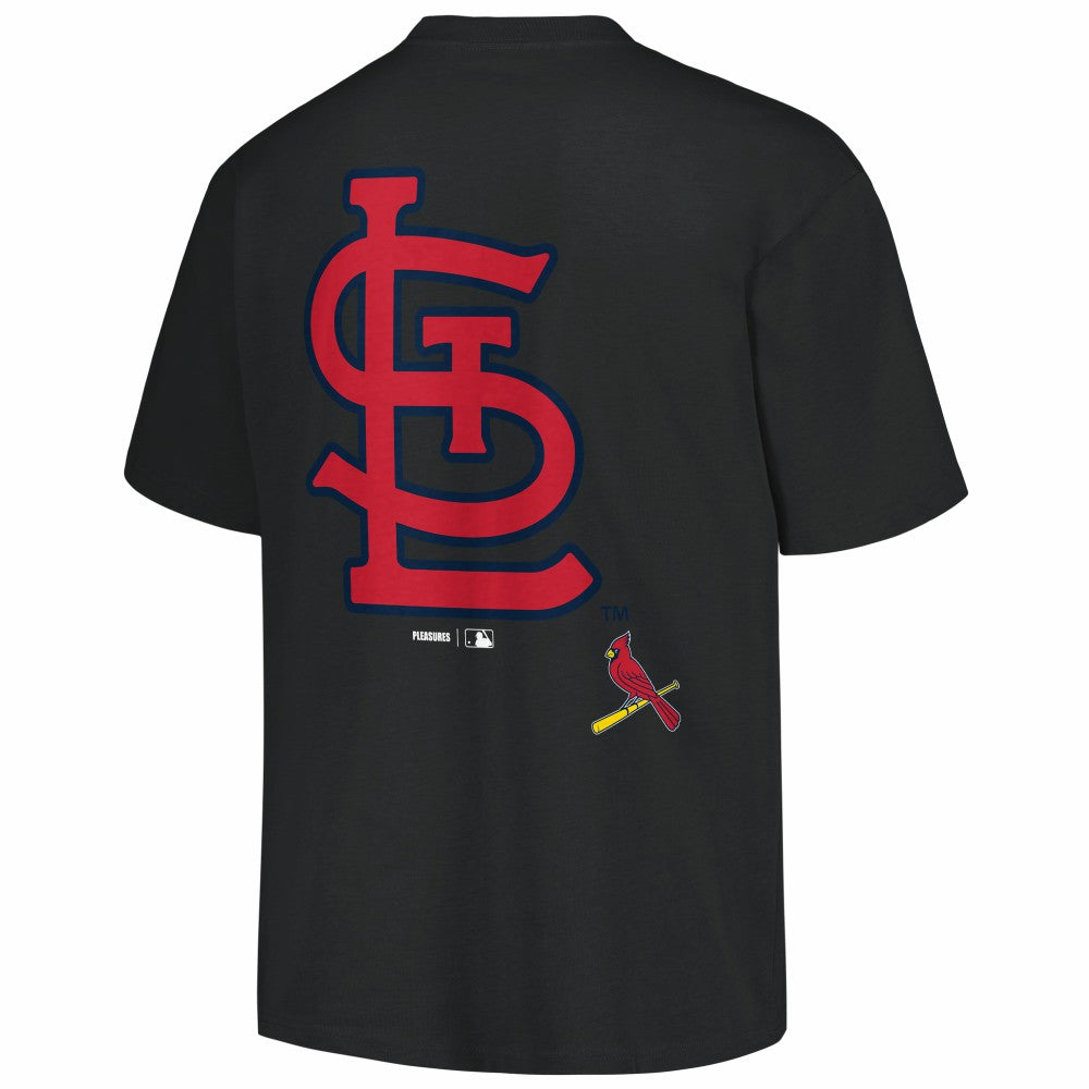 St. Louis Cardinals PLEASURES Ballpark T-Shirt Black