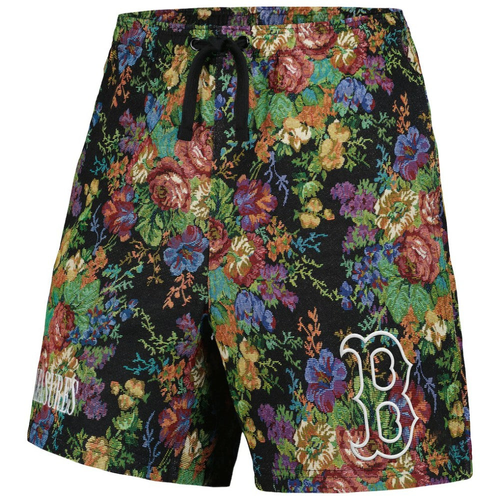 Boston Red Sox PLEASURES Floral Shorts Black