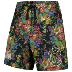 Chicago Cubs PLEASURES Floral Shorts Black