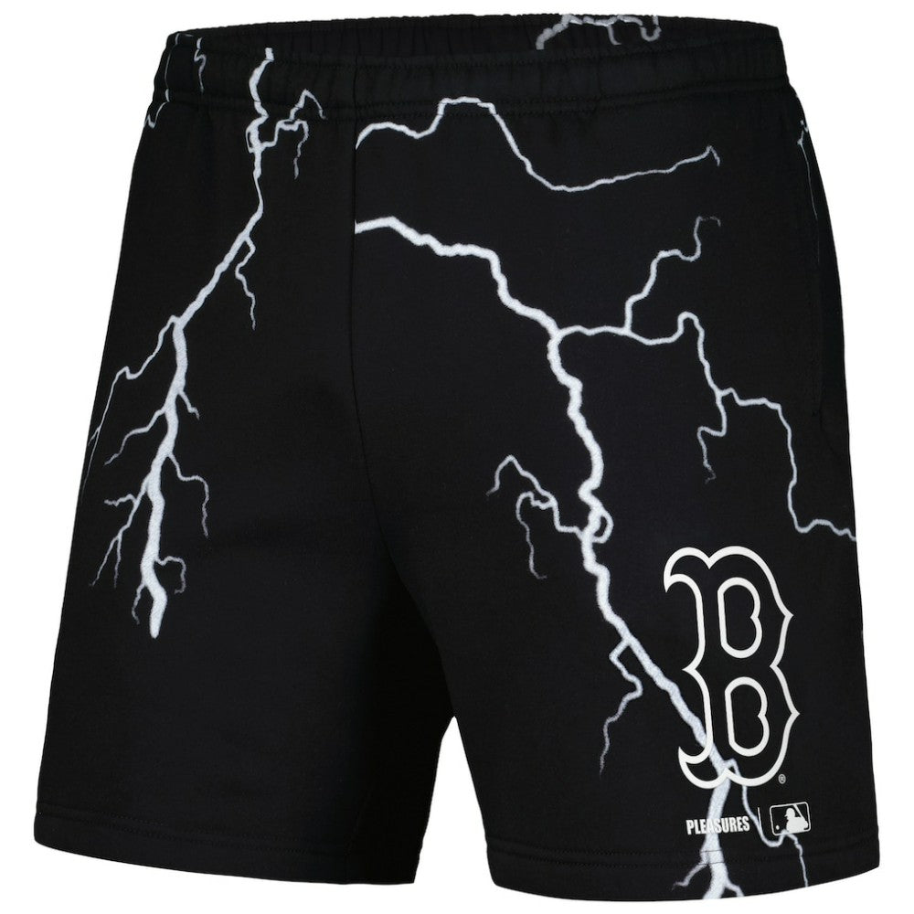 Boston Red Sox PLEASURES Lightning Shorts Black