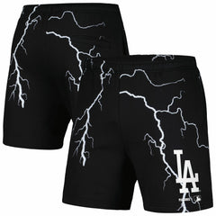 Los Angeles Dodgers PLEASURES Lightning Shorts Black
