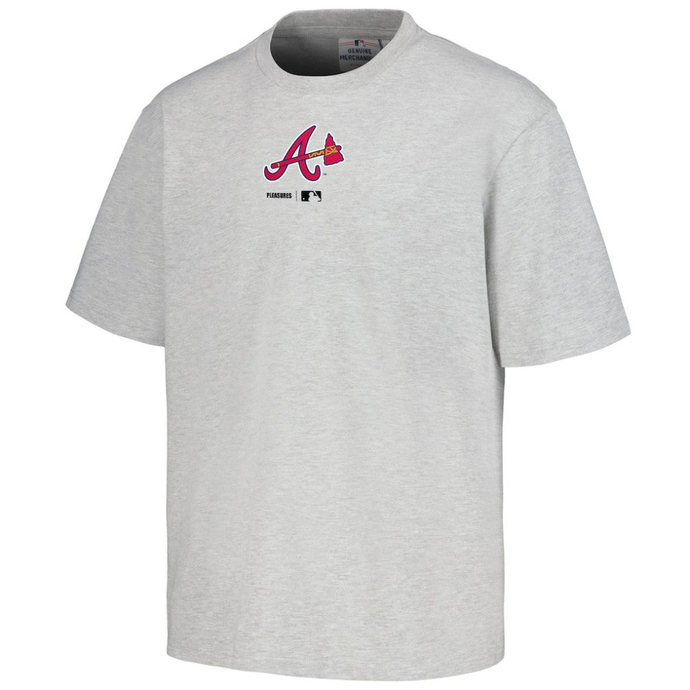 Atlanta Braves PLEASURES Mascot T-Shirt Gray