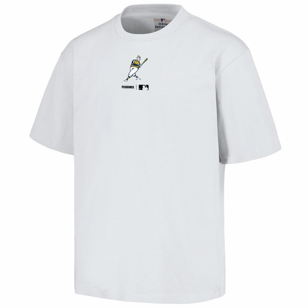 Milwaukee Brewers PLEASURES Mascot T-Shirt White